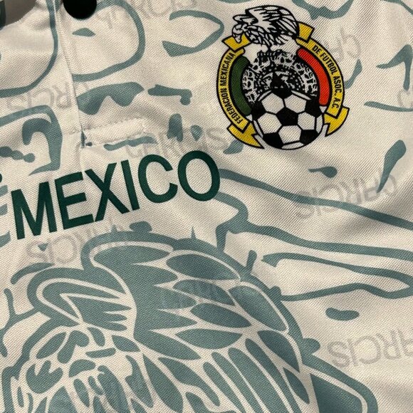 Garcis Retro MEXICO National Team Men's JERSEY Sz M,L,XL, or XXL New w tags - Picture 3 of 6